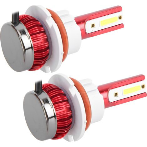 2 ampoules LED C7 9007 pour phare auto, 6000K blanc super lumineux, étanche IP68 (1/3)