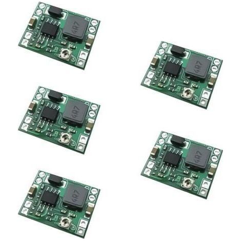 MP1584EN Adjustable DC-DC Step-Down Module (5 Units), 24V to 12V, 9V, 5V, 3V and 4.5V-28V to 0.8V-20V Step-Down Converter, 3A Voltage Converter for Arduino, LED, DIY Projects and (1/4)