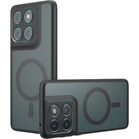 Funda para Motorola Edge 70, para MagSafe, funda mate Erbord, negra. (1/5)
