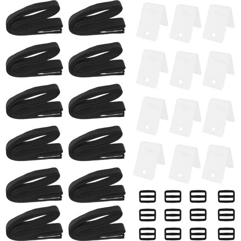 Kit Enrouleur Bâche Piscine PVC avec Sangles(12cs) PVC , sangles incluses, boucles sécurisées, installation pour facile, protection efficace (1/5)