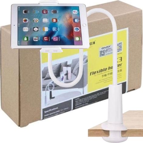 Soporte de escritorio Awei X3 4-10.5 blanco/blanco brazo largo (1/5)