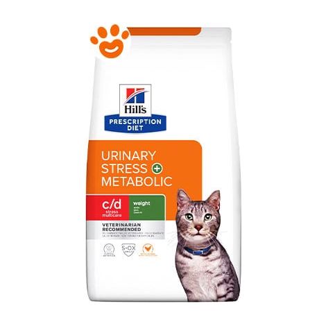 Hills Cat Prescription Diet c/d Urinary Stress + Metabolic - Sacco 3 Kg - Cibo Secco Gatti