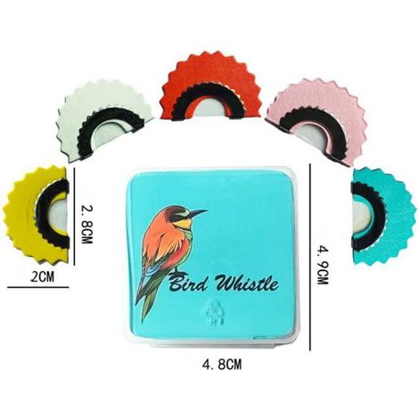 Sifflet à oiseaux - Non spécifié - Lot de 5 - Durable - Amusant - Facile à utiliser Étiquette (1/4)