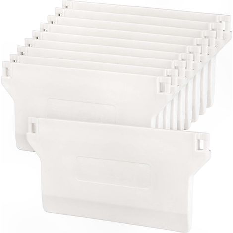 Kit de remplacement de poids pour stores verticaux - Plaques de réparation blanches 89mm, lot de 10 pièces (1/5)
