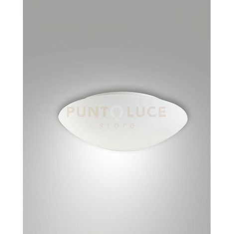 PANDORA PLAFONIERA BIANCA LED  3000K - 18W - 1980 lm D.30CM DIMMERABILE