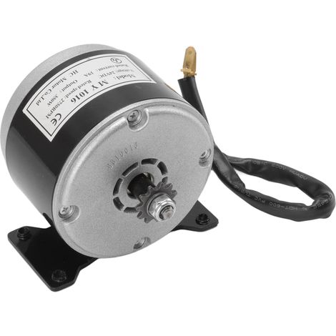 Moteur électrique 24V 350W 2750 tr/min, haute vitesse avec pignon 11 dents pour trottinette, vélo et tricycle (1/5)