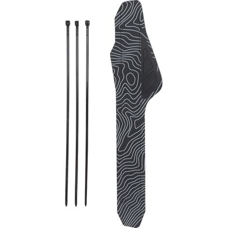 Protège-bas de cadre vélo ENLEE, housse de chaîne noir pour VTT, protection de cadre cyclisme extérieur, bande anti-rayures. (1/5)
