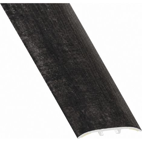 2-in-1-Design-Einstiegsleiste, Schwarze Eiche, 3.8x83cm.