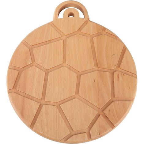 Serviertablett aus Holz, rund, 30 cm Durchmesser, dekoratives Frühstückstablett, Couchtischtablett für Wohn- und Esszimmer