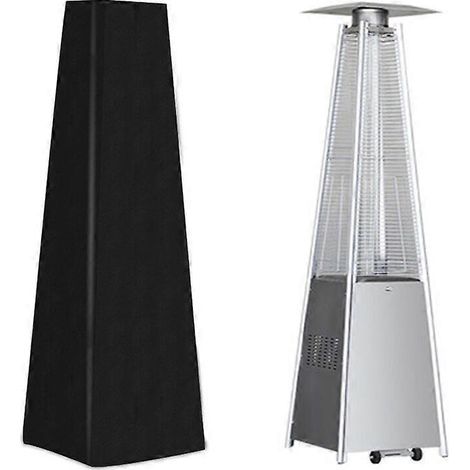 Housse pour chauffage de terrasse, bâche pour chauffage pyramidal, housse extérieure anti-poussière et anti-vent pour chauffage de terrasse, super résistante (1/5)