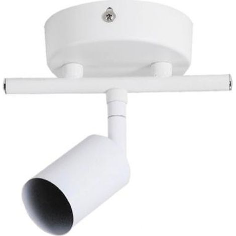 APPLIQUE SPOT PLAFONNIER SUSPENSION PLAFONNIER ORIENTABLE GU10 LED BLANC (1/2)