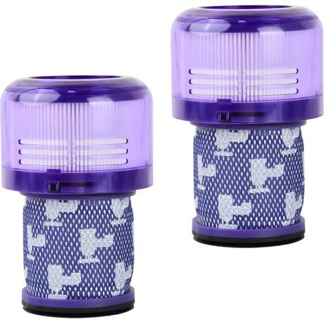 Filtres de rechange pour Dyson V12 Lot de 2 Plastique résistant Lavables et haute filtration Pour aspirateurs sans filtre (1/5)