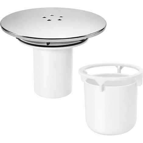 Capot Bonde Douche 115MM Universel Bonde de Douche Siphon Douche Couvercle de Rechange Utilisé pour Les 90MM Vidange de Douche,Fermeture Anti Odeurs (1/5)