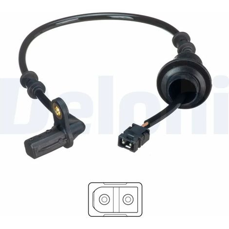 Capteur, vitesse de roue Delphi Technologies SS20486 MERCEDES-BENZ 1705401317
