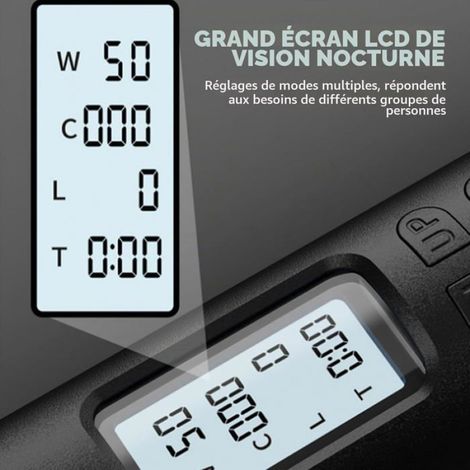 Corde À Sauter - Écran LCD Intégré Compteur Sans Fil - Roulements À Billes Acier 360° - Réglable 280 cm - Pour Adulte Et Enfant - Rose Et Blanc (1/5)