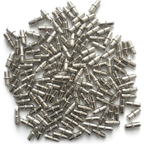 Regalstützstifte Ø 5 mm, Halterungen und Stifte für Holz- und Glasregale, Küchenschrankmöbel, Tragfähigkeit 50 kg (150 Stück) (1/5)