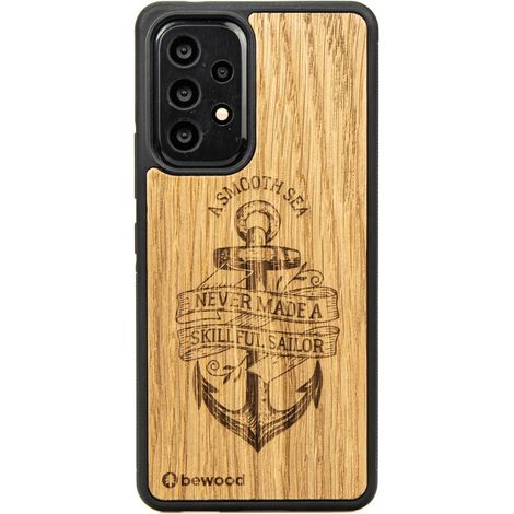 Custodia in legno per Samsung Galaxy A33 5G ANCORA QUERCIA (1/4)