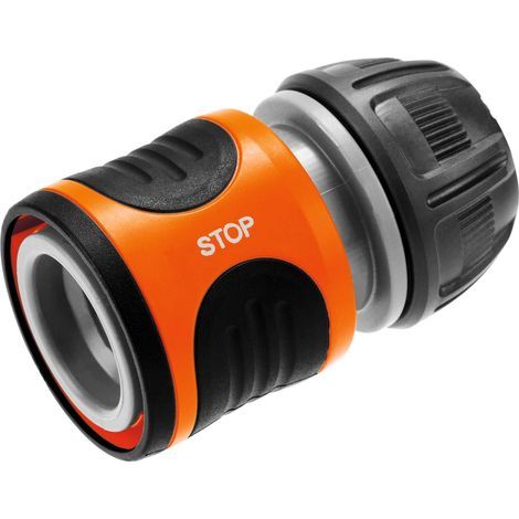 Applicable to Gardena Connector, Black/Orange, 13 mm (1/2") (1/5)