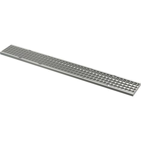 Alcadrain AVZ-R104 Rost für Entwässerungsrinne AVZ104, verzinkt (1/2)