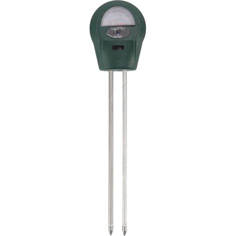 Testeur de Sol 3 en 1 avec Indicateur de pH, Humidité et Luminosité pour Jardin et Plantes - Précis et Fiable-KZQ (1/5)