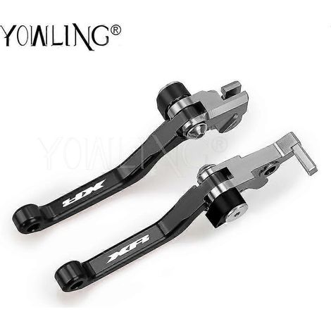 Levier de frein et d'embrayage pivotant et pliable pour moto tout-terrain Honda XR 230, 250, 400, 650 R (XR230, XR250, XR400 Motard, XR650R) - Accessoires de motocross - XR400 Motard 05-08 (1/5)
