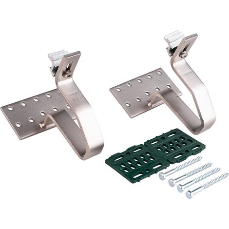 Set ganci per montaggio sopratetto collettori solari fix addp daikin 162085