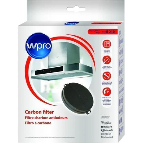 FILTRO DE CARBÓN PARA CAMPANA DE WHIRLPOOL (1/4)