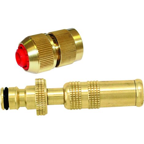 Boutt 0836673 1-KITRAPIDE19 - Kit irrigazione, con ugello automatico in ottone, per tubi 19