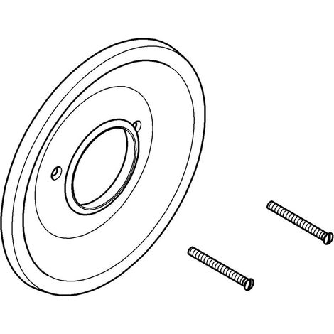Grohe Rosette, D 170mm für UP-Einhandmischer, Weiß/Gold, 46062LG0
