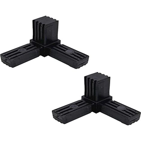 Connettore per Tubo Quadrato A 3 Vie Ad Angolo, Connessione a Mensola del Profilo, 30mm x 2mm