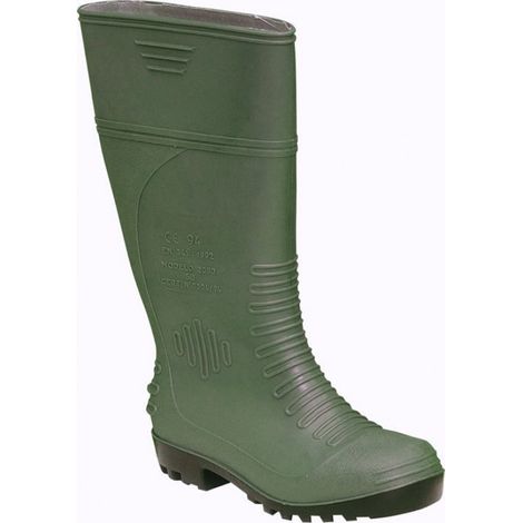 Bota Agua T44 Alta Pvc Verde Puntera/Plantilla P'Agua