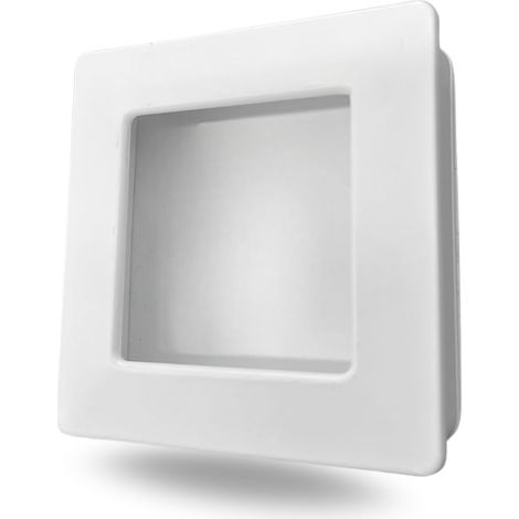 Poignée Encastrée Ronde RECESSED en Zamak, Design Élégant Fabriqué en Espagne, Cuisines et Salles de Bain (Blanc) - NAVARRO AZORÍN (1/5)