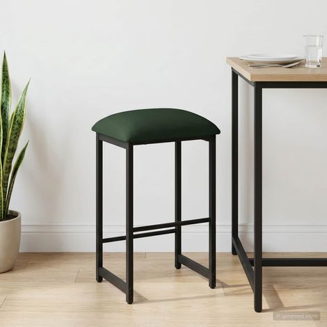 vidaXL Tabouret de bar Vert foncé 40 x 32 x 64 cm Bois d'ingénierie (1/5)