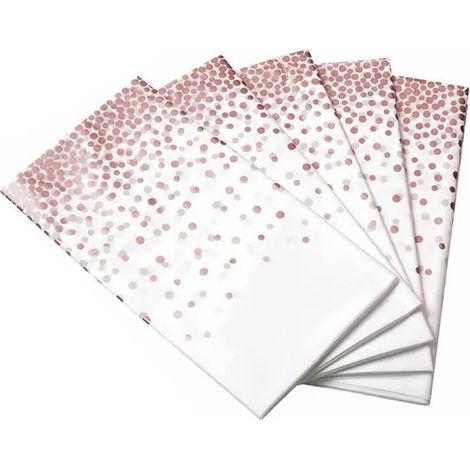 Lot de 5 nappes rectangulaires imperméables et résistantes à l'huile, décoratives pour la cuisine et la salle à manger. (1/5)