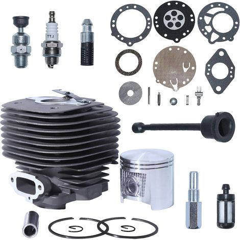 Kit de cylindre-piston de 58 mm pour tronçonneuse STIHL MS 070 MS360 TS350 pour joint de carburateur Zama Rb-42 Kit filtre à huile/bougie Pièces moteur Tronçonneuse (1/5)