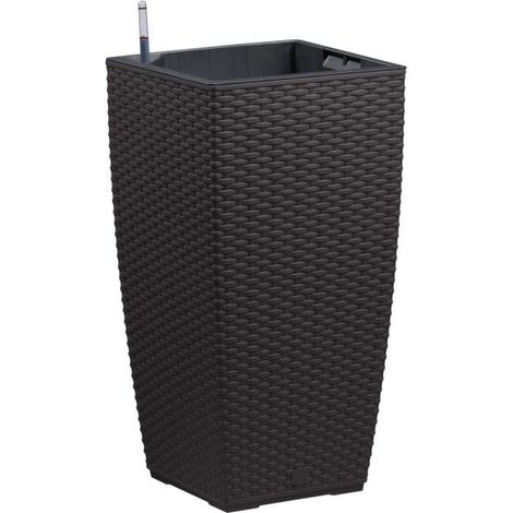 Bac Casa Mesh haut  - Granite - 12L - L29,9xl29,9xH57,4cm (1/3)