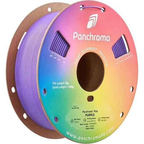 3D-Filament Polymaker panchroma PLA 1,75mm 1kg lila (1/3)