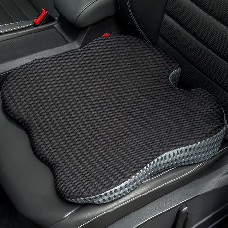 Coussin de Siège Auto Universel en Mousse à Mémoire de Forme, Siege Ergonomique Rehausseur Adulte pour Conducteur, Confort pour Voiture, Bureau et Fauteuil Roulant (1/5)