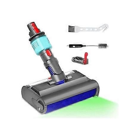 Balai électrique avec brosse de lavage et bouton de commande pour V7 V8 V10 V11 V15. Fonctionnement humide/sec. Voyant vert pour le nettoyage. (1/5)