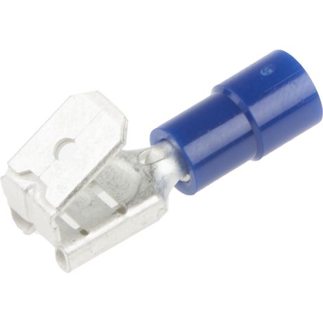 Cosse faston RS PRO, Isolé, Bleu (1/3)