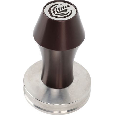 Tasseur à Café 58mm Acier Inoxydable Design Creux Marron Outil de Pressage Professionnel pour Machine Espresso (1/5)