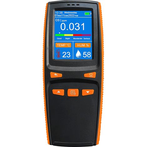 Analyseur d'ozone Portable, compteur O3 multifonctionnel, détecteur d'air, capteur Intelligent, moniteur de Pollution de qualité (1/5)