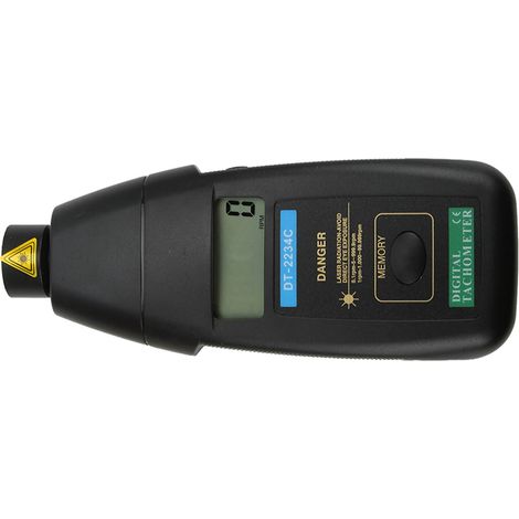 Tachymètre numérique pour une mesure rapide et précise, mémoire automatique et protection contre les interférences convient aux instruments de test de vitesse pour motos et navires. (1/5)
