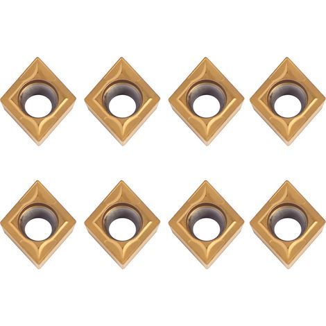 CCMT09t304 Plaquette Carbure CCMT32.5 Lot de 10 Fraises en Métal dur CNC pour Outil de Tour (1/5)