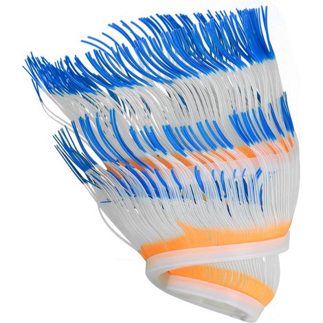 Anémone artificielle en silicone, plante aquatique simulée, décoration pour aquarium, bleu (1/5)