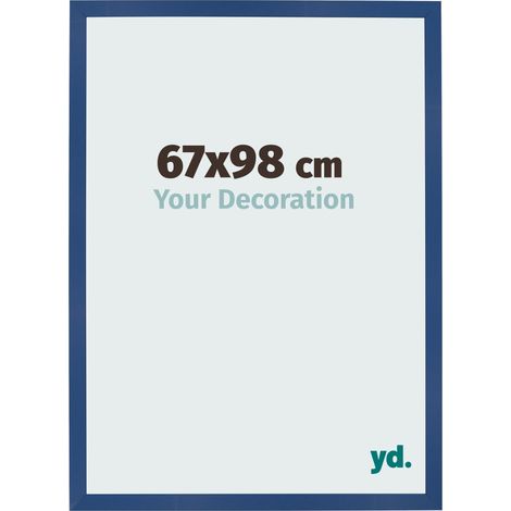 yd. - Cadre photo 67x98 - Bleu Fonce - MDF - Bologna (1/5)