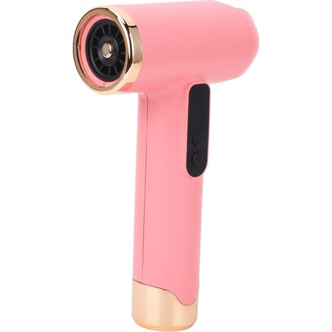 Sèche-cheveux sans fil 100 000 tr/min, batterie 15 000 mAh, rechargeable par USB, puissant, 200 W, séchage rapide, avec embout pour la maison et les voyages, couleur argent.