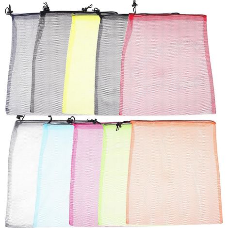 de 10 sacs à cordon en filet OUNONA sacs de courses