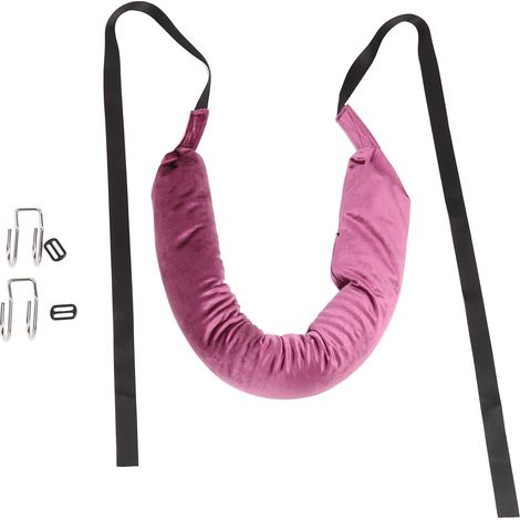 Décompresseur vertébral souple et léger pour dos, violet – Appareil de traction dorsale confortable pour maison, bureau, voiture et voyage (1/5)