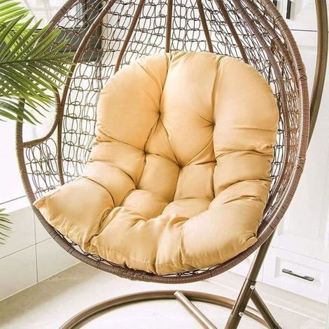 Balançoire Panier Suspendu Coussin De Siège Suspendu Oeuf Suspendu Hamac Coussin De Chaise Chaise Étanche Coussin De Siège [x244] (1/4)